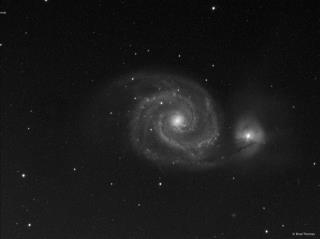 M51 Interacting Galaxies BBH by Brad Thomas